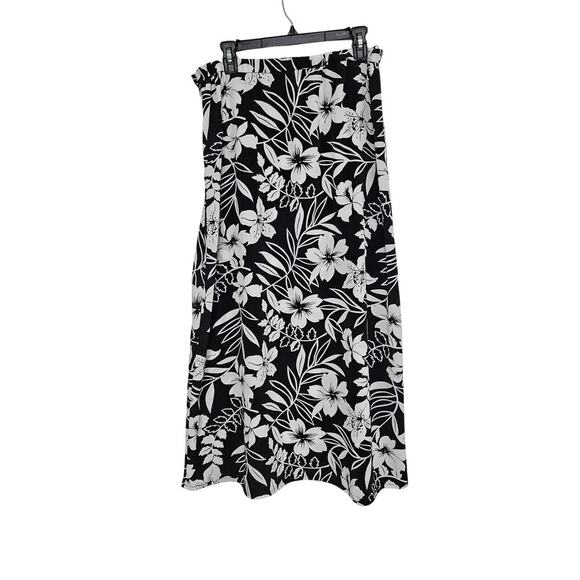 Vintage Evan Picone Floral Hawaiian Print Maxi Skirt Size 12 Vacation Vibes - Picture 3 of 6